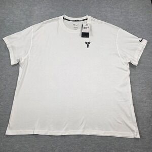 Nike Kobe Bryant Mamba Mentality Loose Fit T-Shirt White HJ3318-100 Mens 3XL NEW